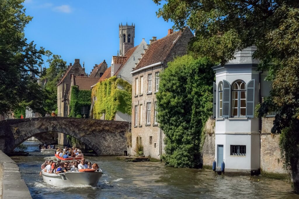 belgium, brugge, canal