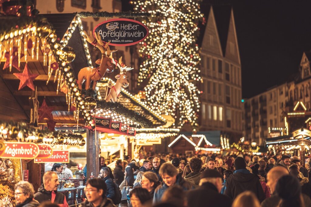 christmas market, christmas, frankfurt